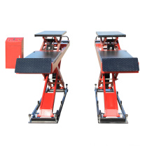 TFAUTENF hydraulic in-ground main-sub scissor vehicle lift  for wheel alignment service